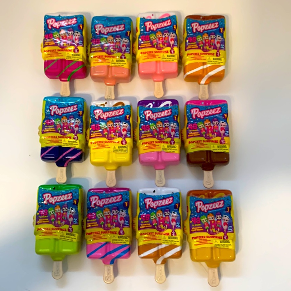 POPZEEZ SERIES 1 CHARACTER CHOCO SWEET FRIENDS DIPPED IN FUN SET OF (12) #C1-12